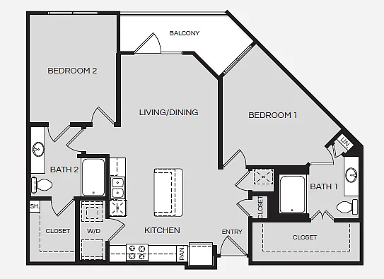 Floor plan B3