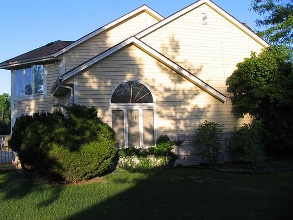 West side of the house