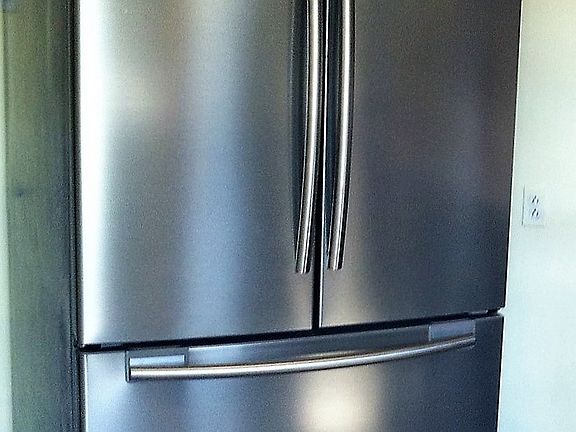 Stainless french door fridge