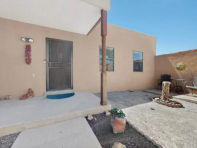 Front Courtyard, Front Door