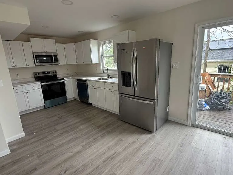 Kitchen and backside entrance