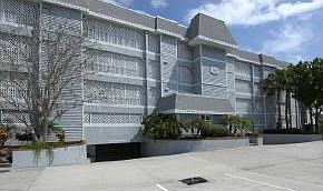 Front of building