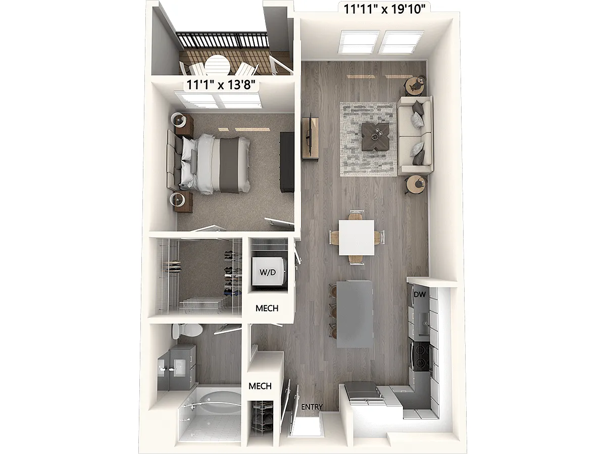 Floor plan A14U