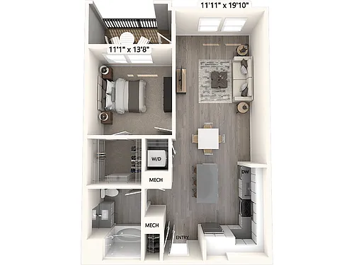 Floor plan A14U