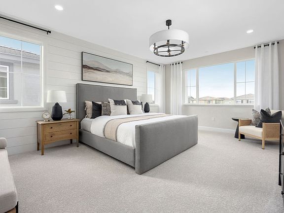 Spacious owner s suite with plenty of sunlight