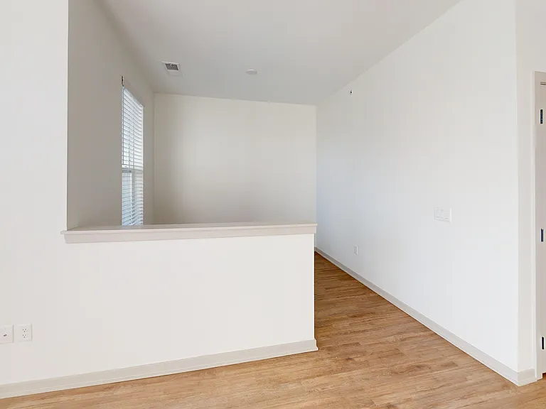 The Katherine layout includes a semi-private area that could be utilized as a dining room or flex space. The Katherine layout includes a semi-private area that could be utilized as a dining room or flex space.
