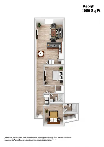 Floor plan Keogh