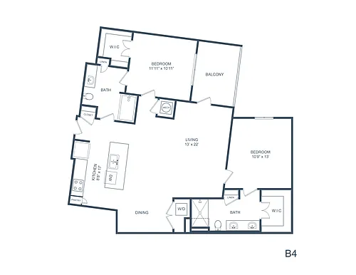 Floor plan B4