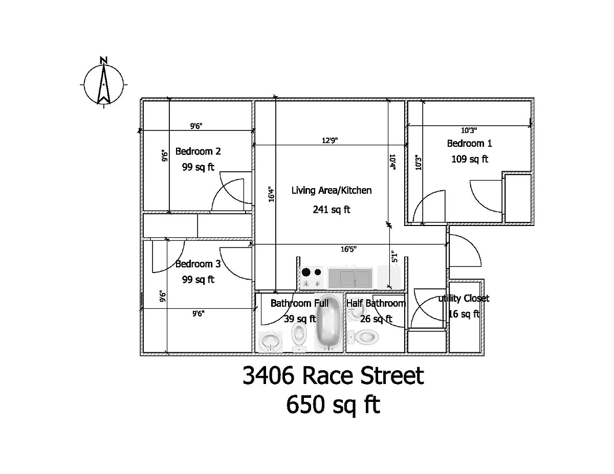 Floor plan 3406-B