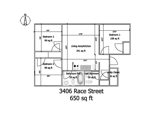 Floor plan 3406-B