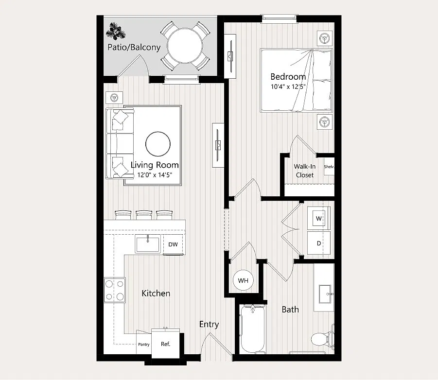 Floor plan A8-D