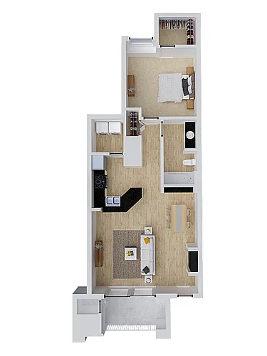 Floor plan Knight's Chalet