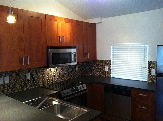 Kitchen with all Stainless Appliances