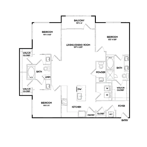Floor plan C1