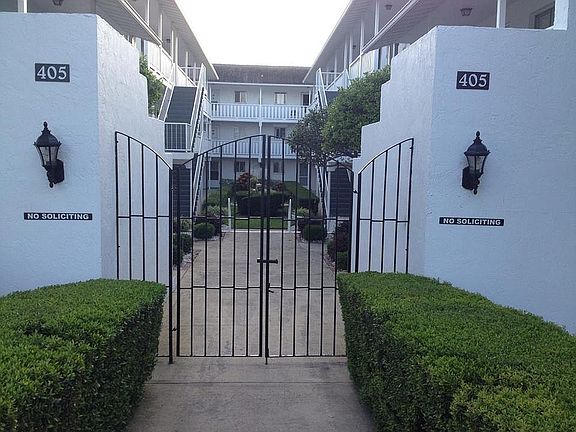 gated entrance for security