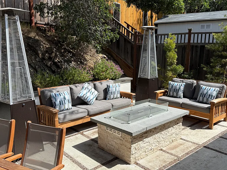 Outside living room