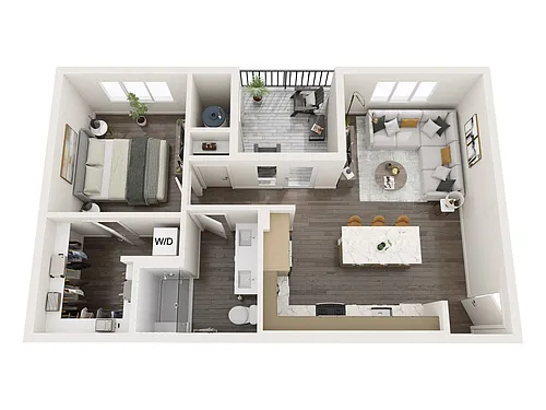 Floor plan 1B