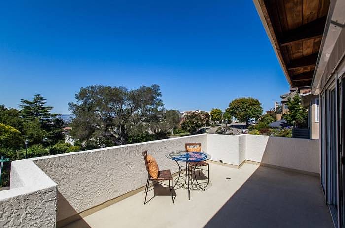 Front balcony toward West