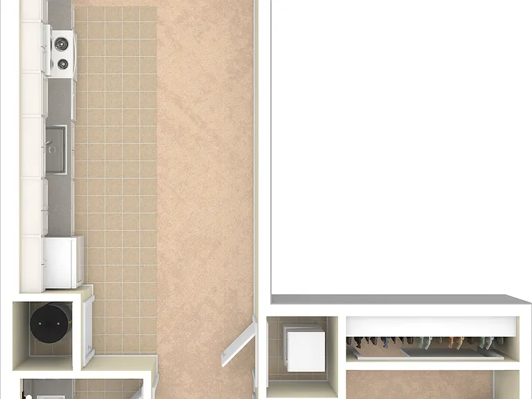 1 bed / 1 bath A3 633 sf 1 bed / 1 bath A3 633 sf