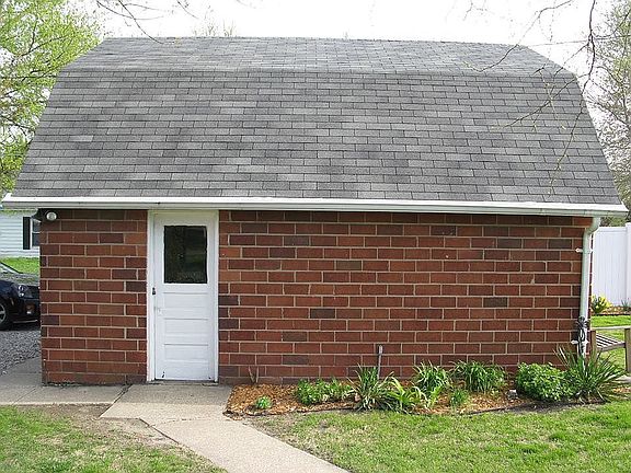 Side of garage