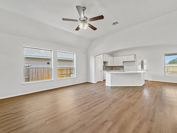 Bright open floorplan