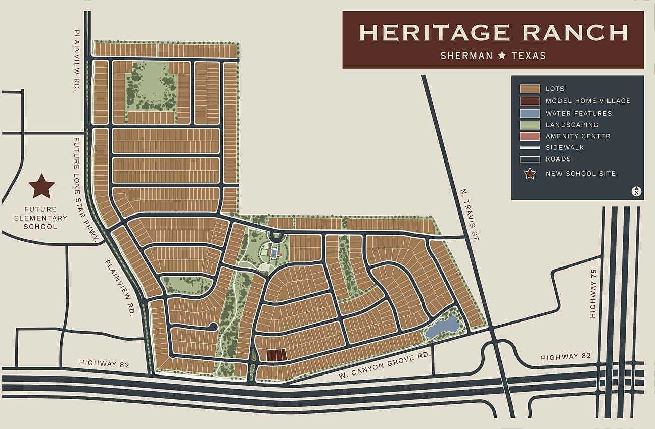 Heritage Ranch 50ft. lots by Highland Homes in Sherman TX Zillow