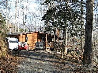 View in Winter before Paved Driveway