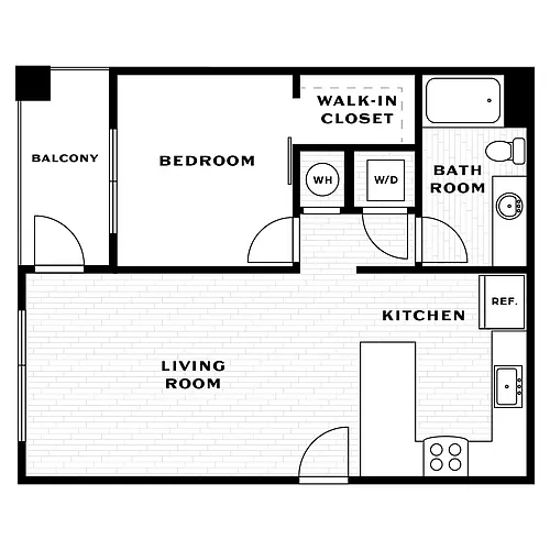 Floor plan 1B