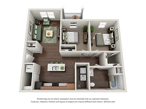 Floor plan B2
