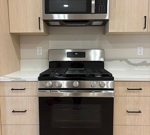 Brand new appliances and cabinets