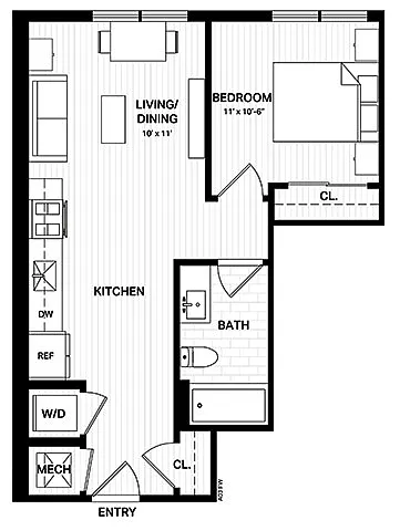 Floor plan A6A