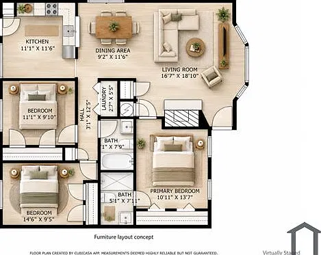 3 bed, 1140 sqft, $2,300 — Photo 1