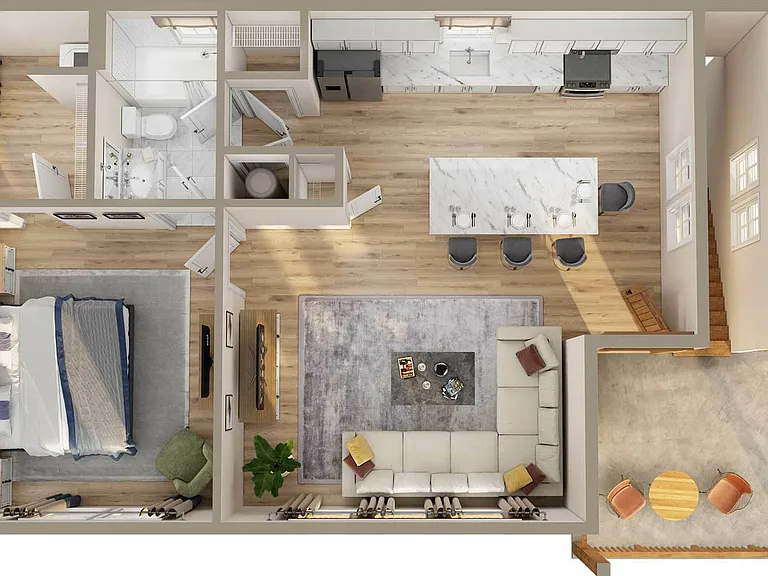 1 Bed/ 1 Bath 1 Bed/ 1 Bath