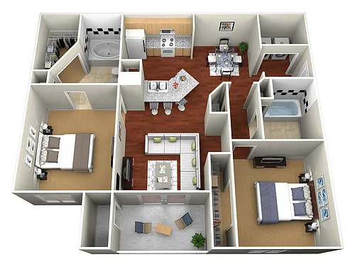 Floor plan B2