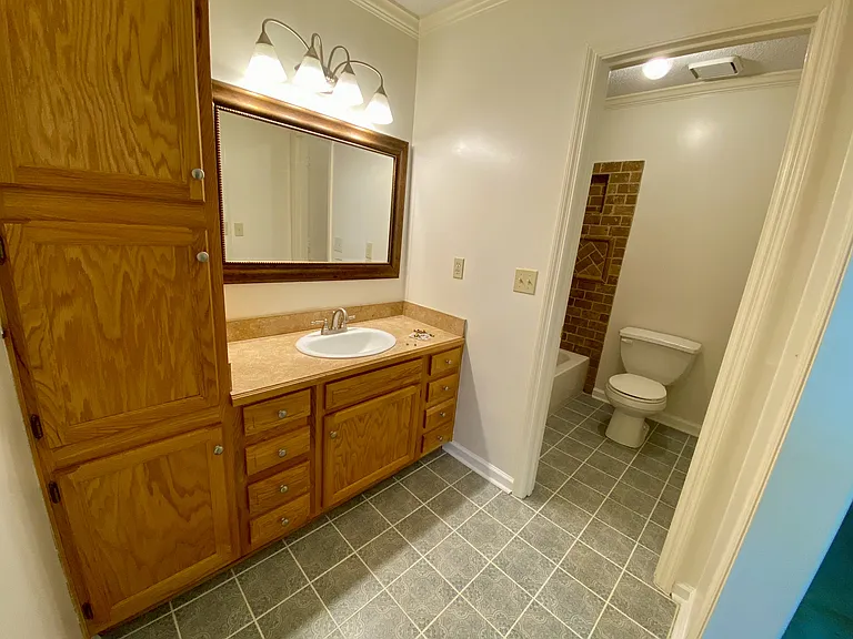 Master bathroom.