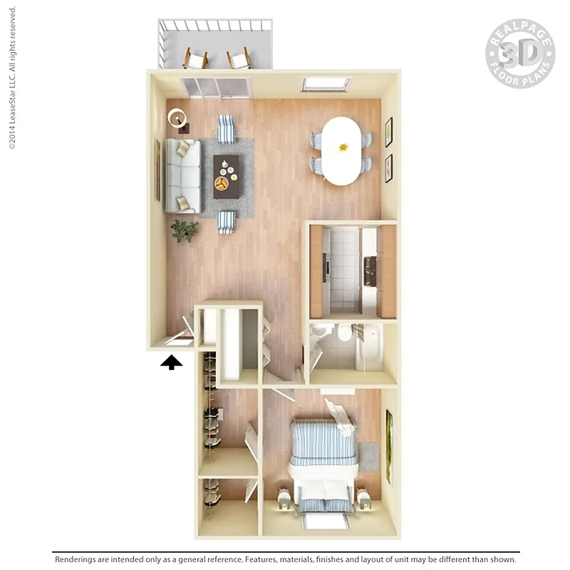 Floor plan A2 Costa Mesa