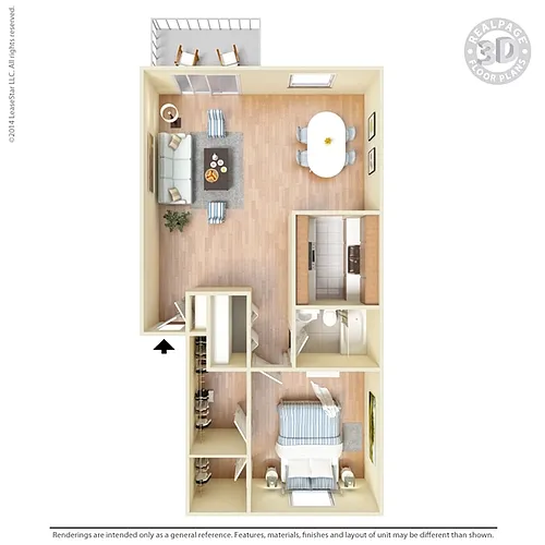 Floor plan A2 Costa Mesa Upgrade