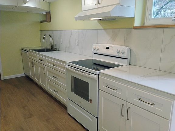 newly installed kitchen