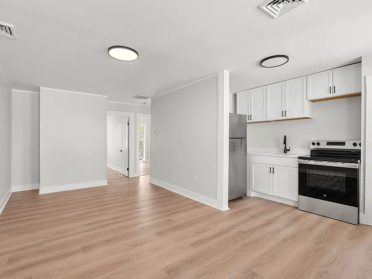 Open Concept Kitchen & Living Area