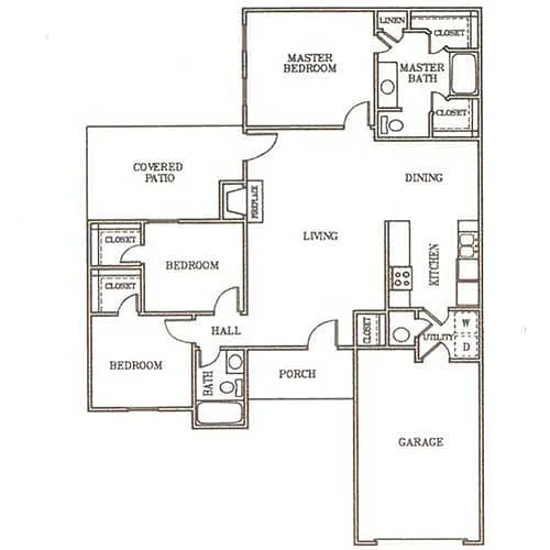 Floor plan Plan D