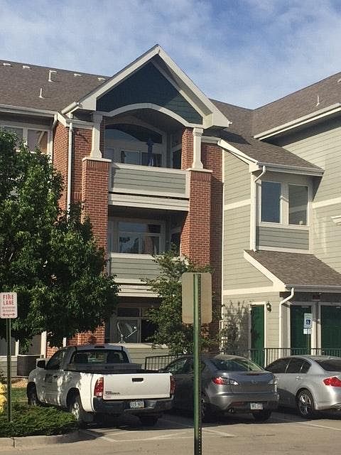 Front of condo