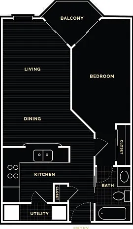 One Bedroom Floor Plan One Bedroom Floor Plan