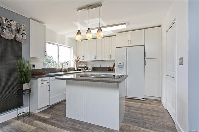 Large pantry to the right off kitchen. Clean, bright and cheerful.
