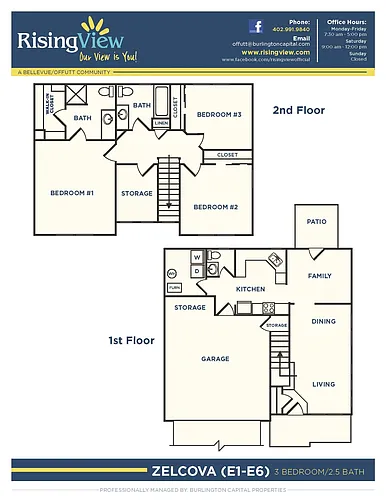 Floor plan Zelcova