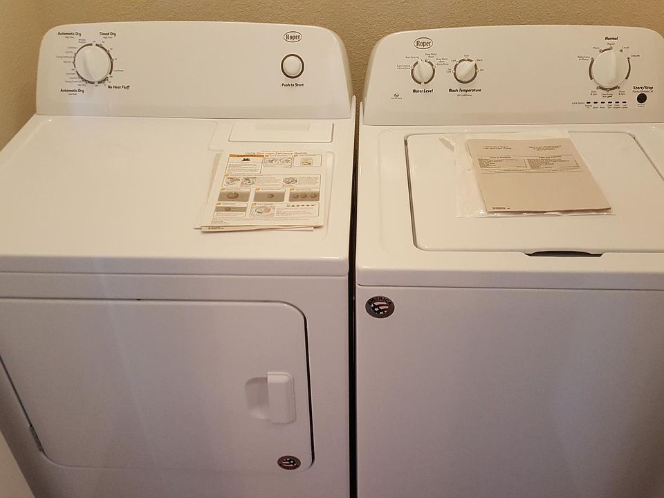 New Washer & Dryer