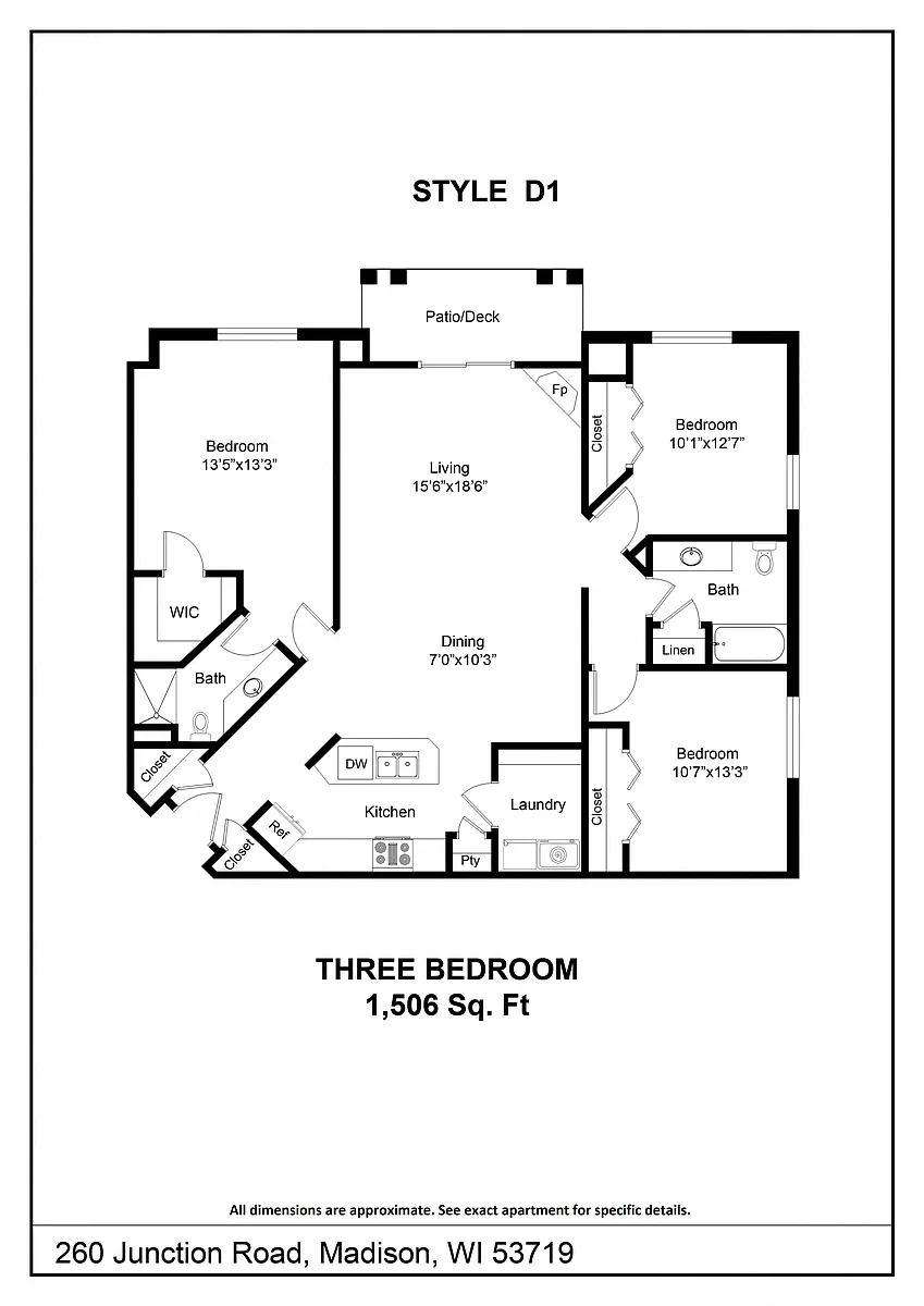 Floor plan Style D1