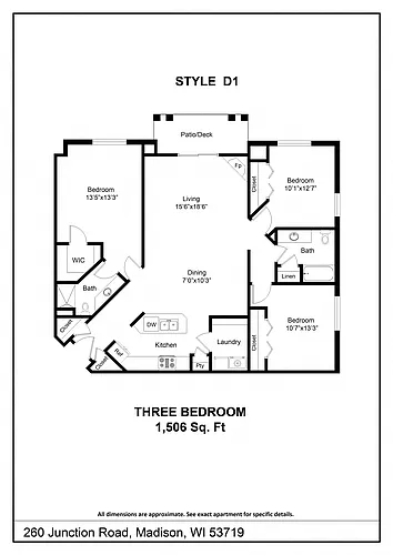 Floor plan Style D1