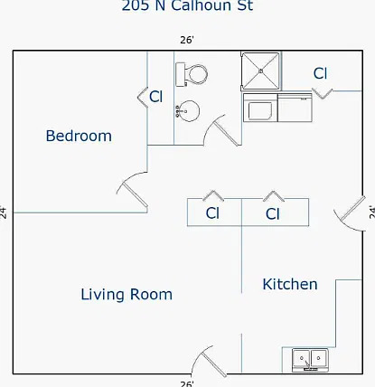 1 bed, 644 sqft, $925 — Photo 3