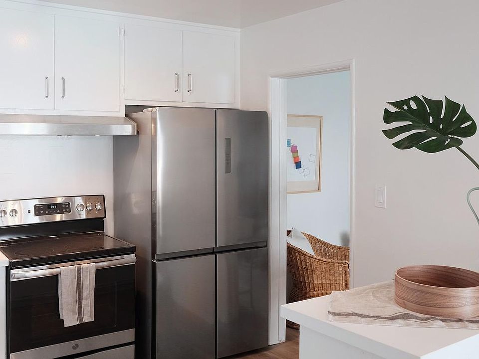 New stainless stove and refrigerator