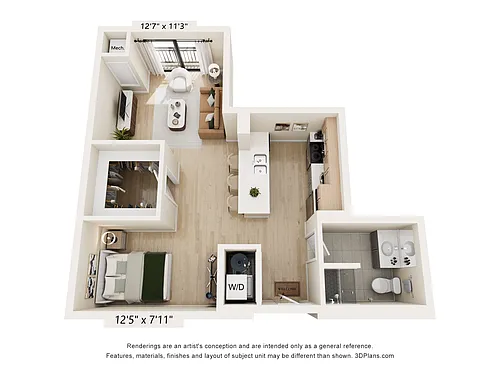 Floor plan B2- Convertible